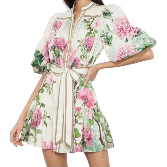 Alice and Olivia Cora Mini Dress - Picture 1 of 9